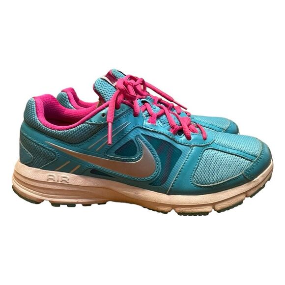 Nike Air Relentless 3 Running Shoes Bright Blue Pink Silver Sneakers‎ 8.5 - Picture 2 of 9